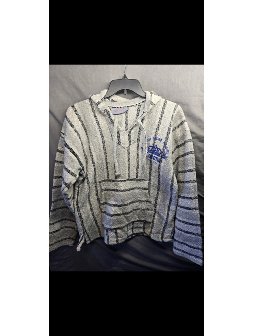 Vintage South Padre Island Baja Hoodie Corona Beach Club Pullover Mexico